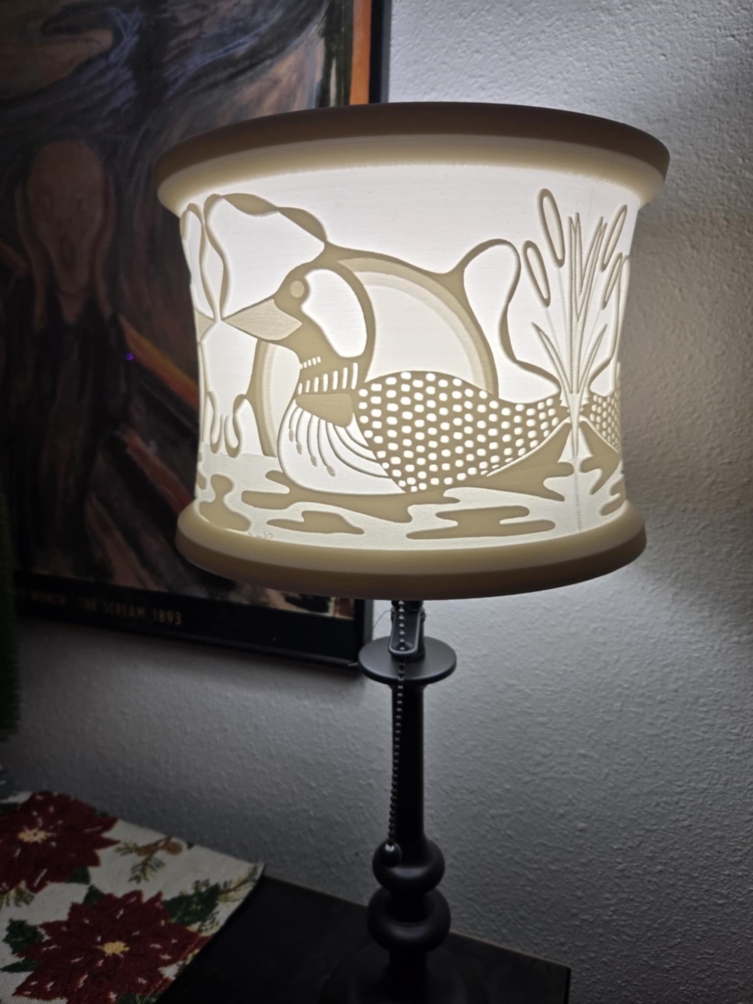 Woodland Loon 3D Printed Lamp