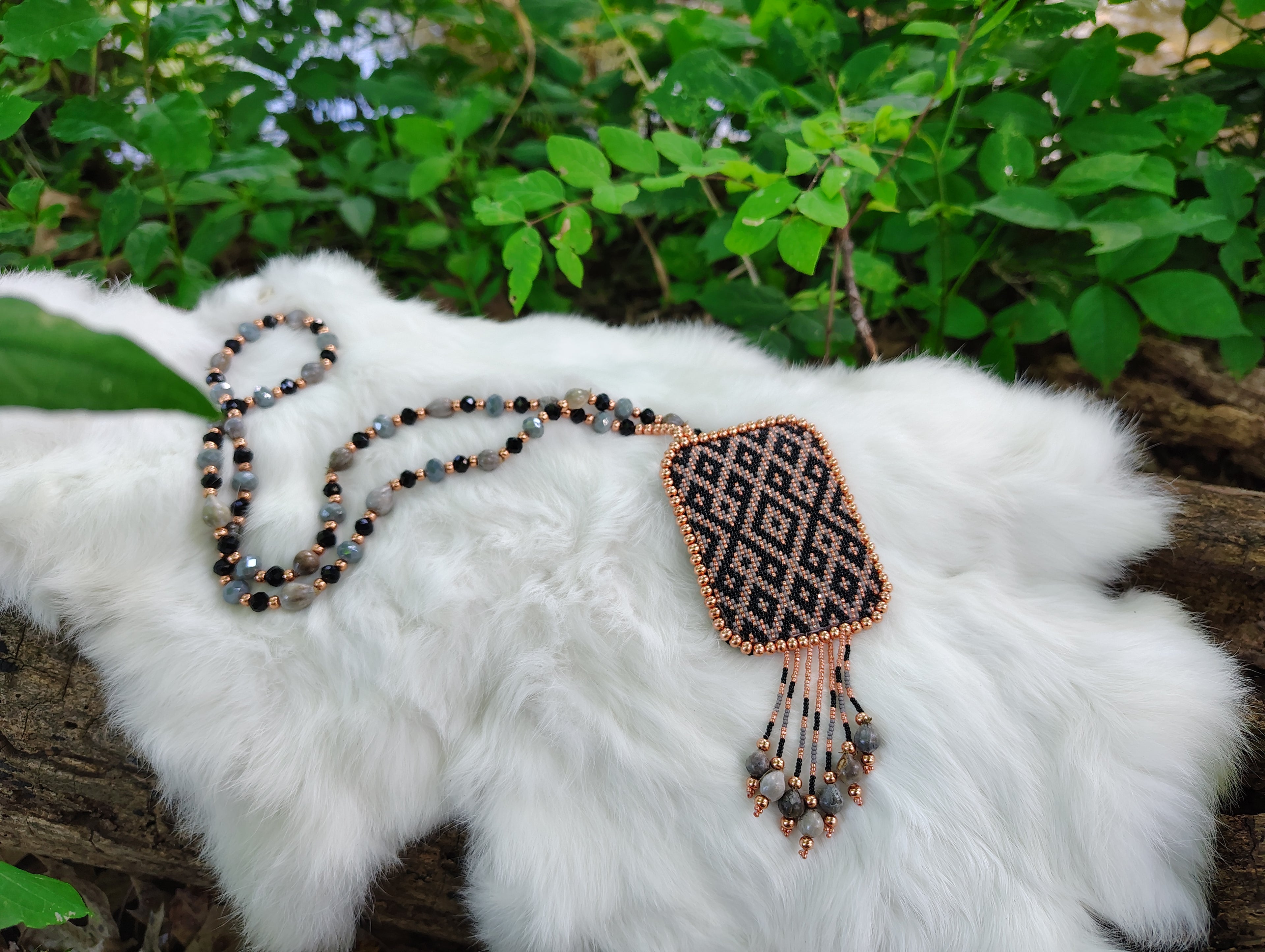 Chief's Daughter & Double Peace Pipe Necklace