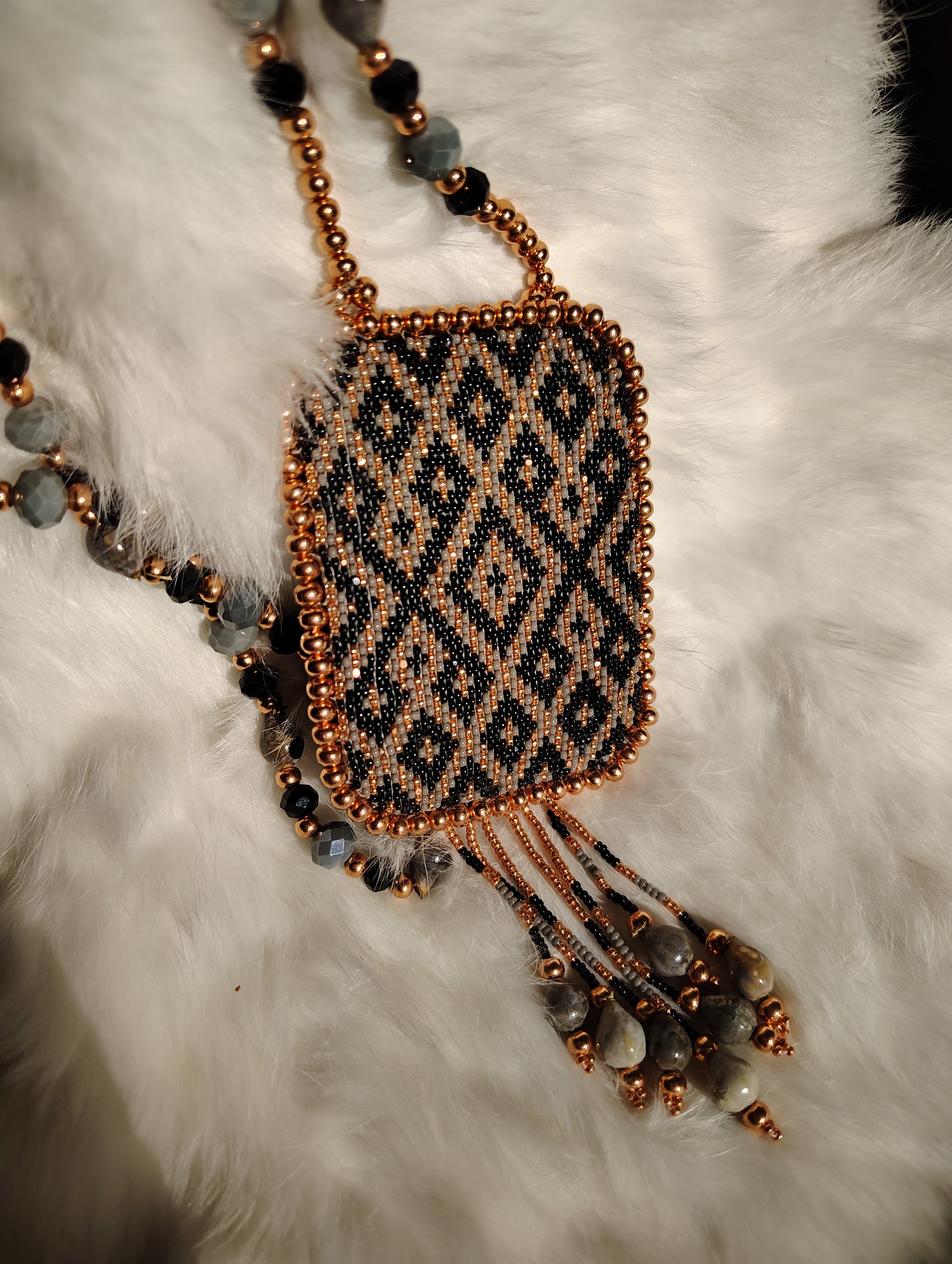 Chief's Daughter & Double Peace Pipe Necklace