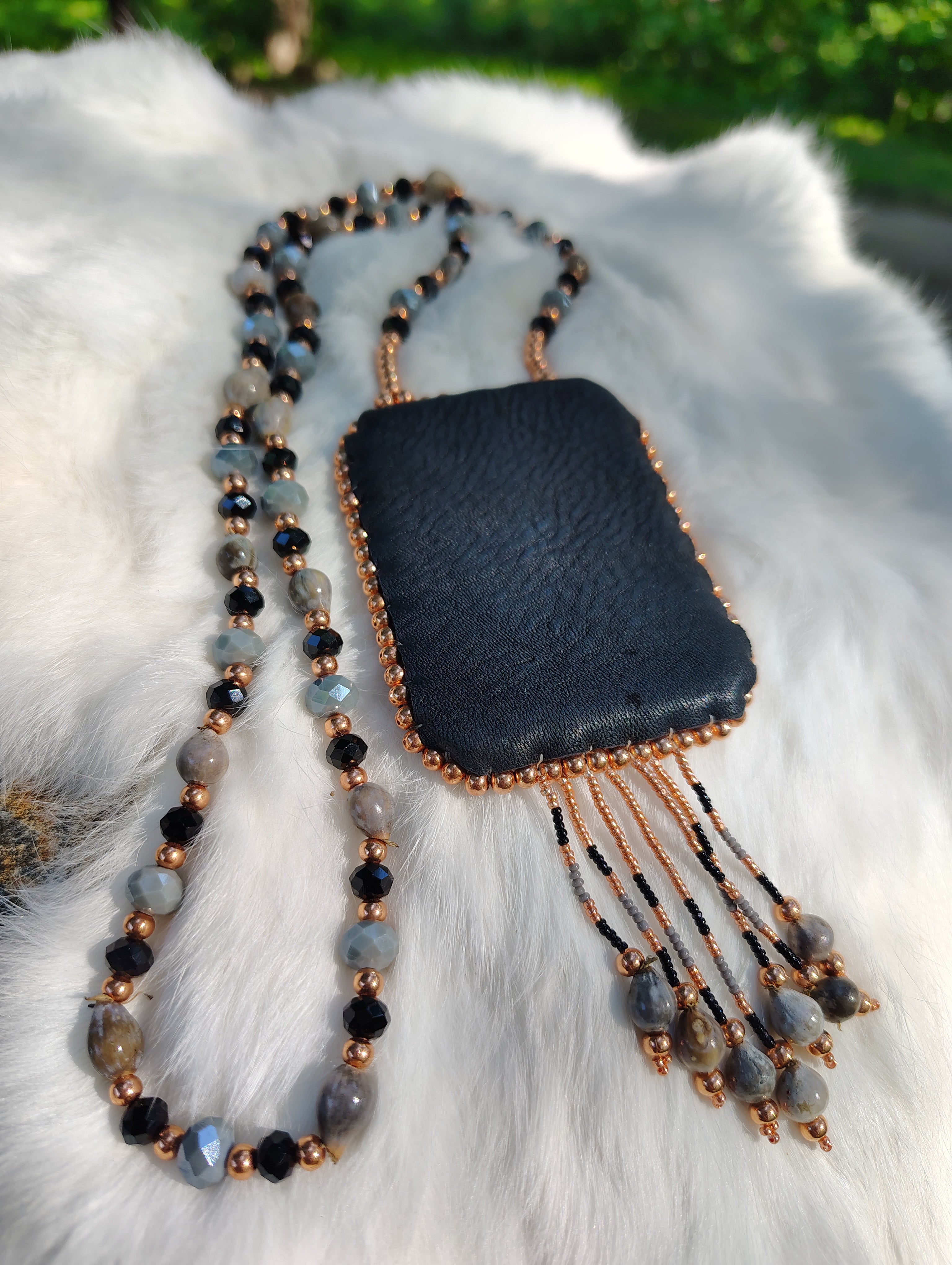 Chief's Daughter & Double Peace Pipe Necklace