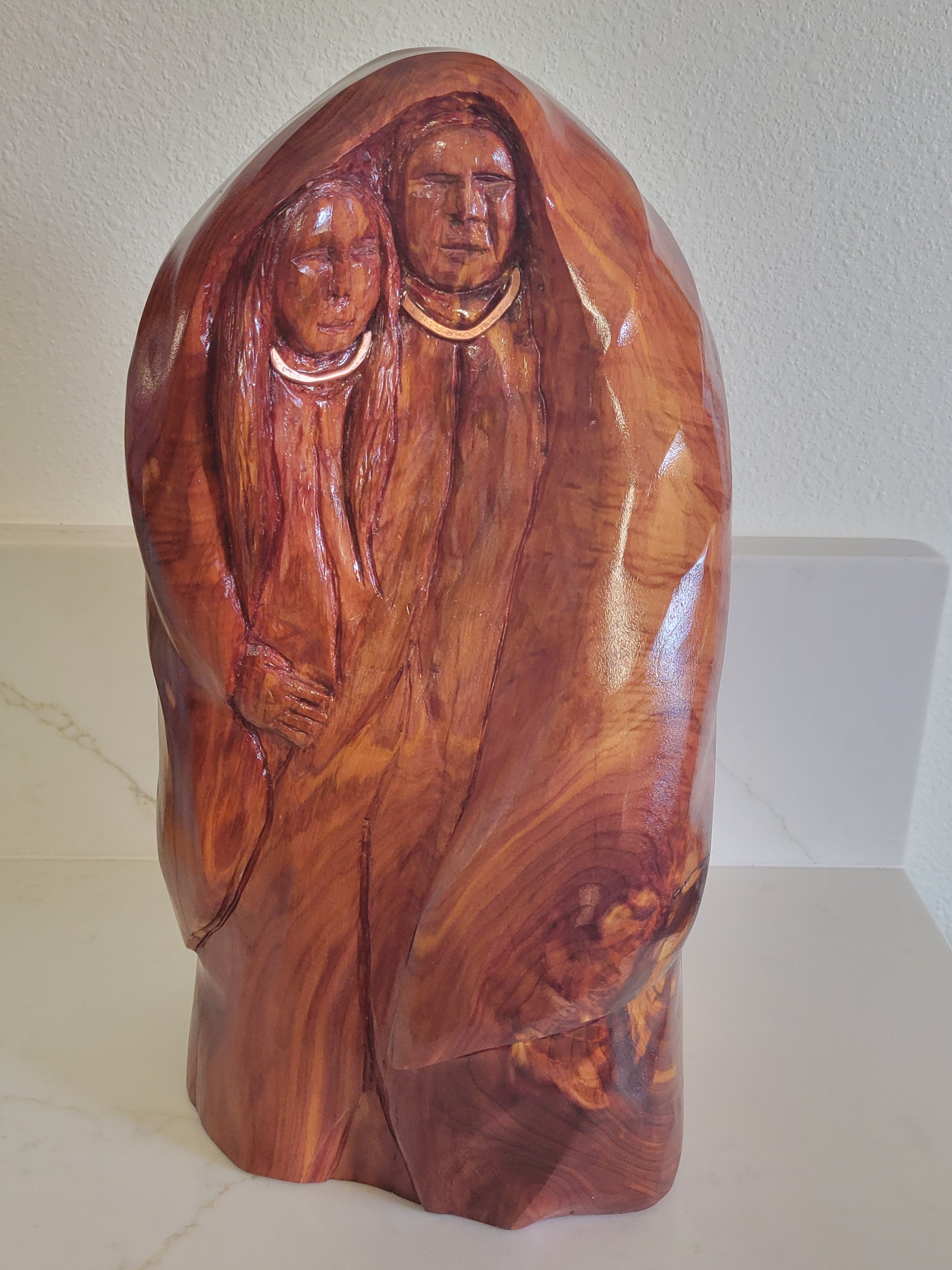 cedar sculpture